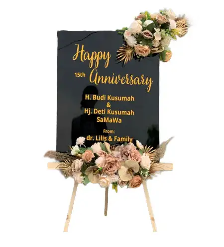 Papan Bunga Akrilik Sandaran Galeh