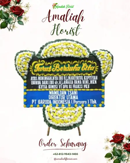 Papan Bunga Duka Sandaran Galeh